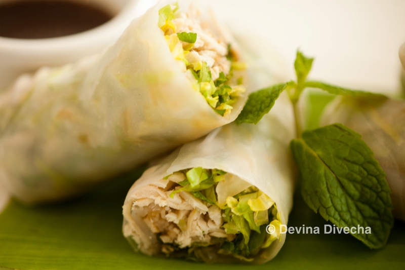 kCal Vietnamese spring rolls