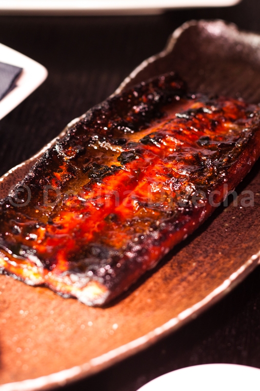 Grilled eel at Okku